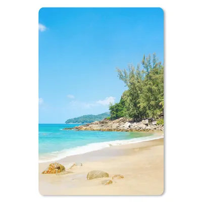 Produktbild von MuchoWow® Mauspad Mousepad Strand - Meer - Pflanzen - Tropisch 40x60 cm - Mousepads - Maus Mat - Pad - Mausunterlage - Schreibtisch Accesoire
