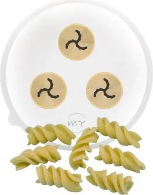 Produktbild von Matrize POM/Messing - Fusilli 3P 10 mm - für Philips Pastamaker Avance / 7000er