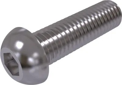 Produktbild von Sechskantschrauben mit PH Sechskant ISO 7380 M6x16 A2 - Packung 500 Stück