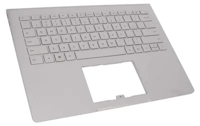 Image de Station d'accueil avec clavier de remplacement pour Microsoft Book 1st (modèles 1703, 1704, 1705, 1706) – Clavier ABS argenté à réponse rapide