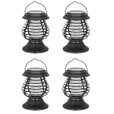 Produktbild von 4x Solar UV Insektenvernichter Mückenfalle Akku Moskito Killer Insektenfalle Mückenlampe Mückenfalle Insektenkiller
