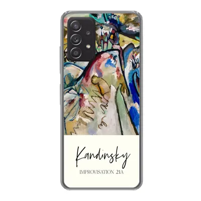 Produktbild von MuchoWow® Handyhülle Schutzhülle Hülle für Samsung Galaxy A33 5G Improvisation 21A - Kandinsky - Alte Meister Silikon Softcase Handy Hülle - Kartenhalter