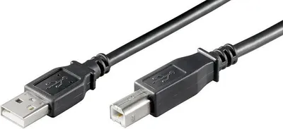 Zdjęcie produktu dla MicroConnect USB2.0 A-B 3m M-M, BLACK