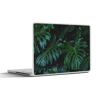 Produktbild von MuchoWow® Laptop Aufkleber Sticker Cover Dschungel - Laub - Grün 40x30 cm - Laptop Dekoration - Selbstklebend