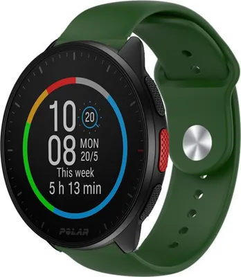 Produktbild von Strap-it Polar Pacer Sportarmband (Armeegrün)