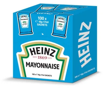 Zdjęcie produktu dla HEINZ majonez saszetki 100x 16g-17ml