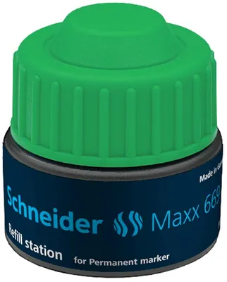 Produktbild von Permanentmarker Refill-Station 669 grün Packung mit 6 Stück