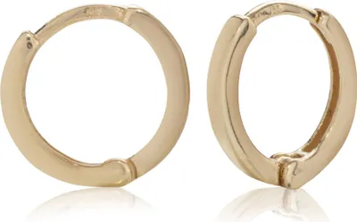 Produktbild von Paar Creolen 11mm 333 Gelb Gold 8 Karat Ohrringe Klappcreolen Ohrschmuck