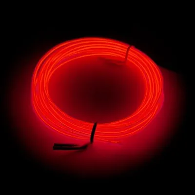 Immagine prodotto di Lampada LED a luce rossa incandescente, batteria portatile da 3 metri, prolungabile con cavo, per Halloween, feste, decorazioni fai da te