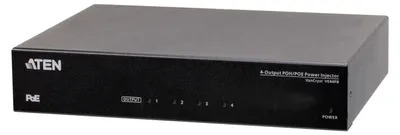 Zdjęcie produktu dla ATEN VE44PB, Nadajnik i odbiornik sieci, 10,2 Mbit/s, Cat5e, Cat6, Cat6a, 10/100Base-T(X), IEEE 802.3af, Czarny