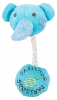 Produktbild von The Zoo Hundespielzeug Elefant Plüsch mit Seil 18cm
