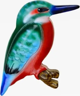 Produktbild von Kühlschrankmagnet aus Holz Eisvogel, Vögel