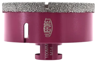 Obrázek produktu pro Diamantový vrták 100 mm, závit M14 – pro keramiku a mramor