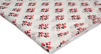 Obrázok produktu pre Šifon s potlačou, vzor 2, krémová 50 x 150 cm