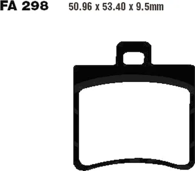 Produktbild von Bremsbeläge Hinterrad für Aprilia Sport City 125 Baujahr 2004-2008 Bremsklotz von EBC - Neu