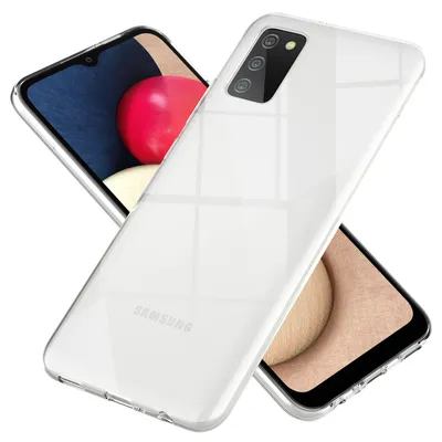Obrázek produktu pro NALIA Průhledné pouzdro na mobilní telefon Samsung Galaxy A02s, průhledný silikonový kryt Bumper