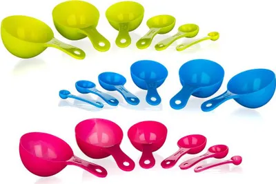 Produktbild von BANKETT-Set Plastik Messbecher ACCASA, 6 St., Farbmischung