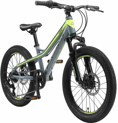Produktbild von BIKESTAR Kinder Jugend Mountainbike 20 Zoll ab 6 - 7 Jahre | Hartail MTB Scheibenbremse Federgabel | Petrol Grün