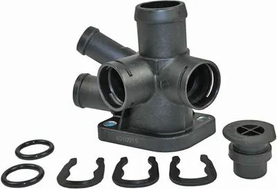 Produktbild von METZGER 4010015 Kühlmittelflansch für VW GOLF III (1H1) Wasserflansch