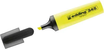 Produktbild von Edding 345 Highlighter Yellow (10), Gelb