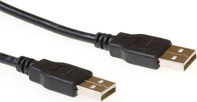 Produktbild von ACT SB2520 USB-Kabel 1,8 m USB 2.0 USB A Schwarz