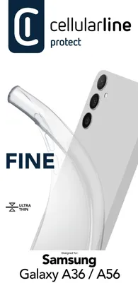 Produktbild von Cellularline Fine Case fr Samsung A36 5G/ A56 5G Clear