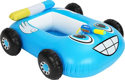 Produktbild von Kinderschwimmkreis, Wasserpistole, Wasserspielzeug, WasserscooterHochdichtes PVC, Sicherheits-Aufblasventil, bequem und tragbar