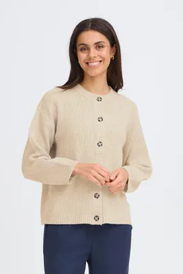 Produktbild von OXMO OXBMMOLARA CARDIGAN Damen Strickjacke Feinstrick Cardigan loose fit