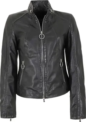 Produktbild von Jilani - Damen Lederjacke Lammnappa schwarz : 40