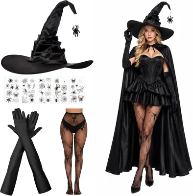 Imagen del producto de Accesorios de Halloween - Accesorios de bruja - Carnaval - Fiesta temática - Fiesta de cosplay