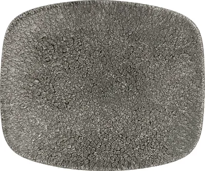 Produktbild von CHURCHILL Raku Quartz Black Teller flach, rechteckig, Länge: 154 mm