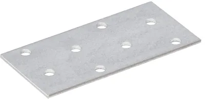 Produktbild von KOTARBAU Lochplatten Flachverbinder Holzverbinder 76 x 40 mm Silber Verzinkt