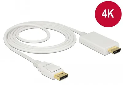 Productafbeelding van Delock adapterkabel - DisplayPort (mannelijk) naar HDMI (mannelijk)