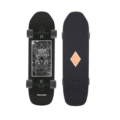 Produktbild von longboard PANTAR Cruiser 28,5 Zoll Holz schwarz