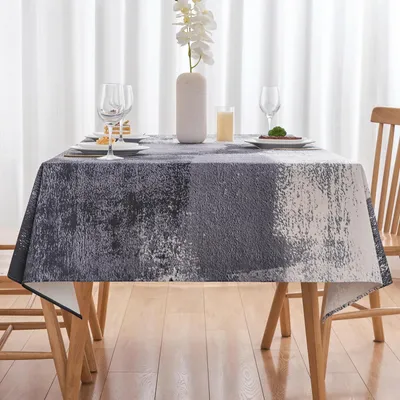 Productafbeelding van Tafelkleed, antracietkleurig, afwasbaar, 140x240 cm, rechthoekig, modern