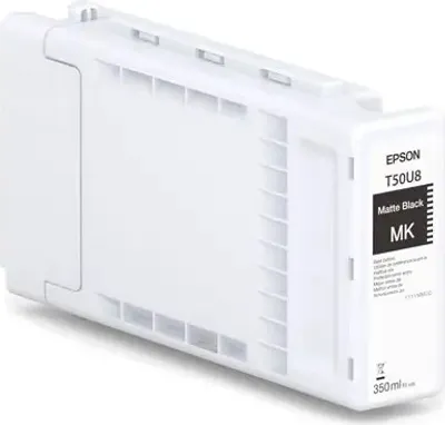 Obrázok produktu pre Epson Singlepack UltraChrome XD3 Matte BLK T50U8 (350ml), Matne čierna, Atrament na pigmentovej báze, 350 ml, 1 kusov, Balenie po jednom kuse