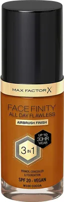 Produktbild von Max factor FACEFINITY ALL DAY FLAWLESS 3 IN 1 foundation #100-cocoa 30 ml