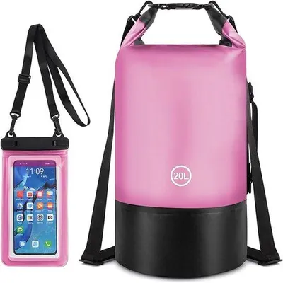 Produktbild von Famanu Trockenbeutel 20L - Wasserdicht mit Roll-Top-Verschluss