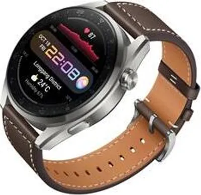 Obrázok produktu pre Huawei Watch 3 Pro 1,43", inteligentné hodinky, NFC, GPS (satelit), AMOLED, dotykový displej, monitor srdcového tepu, monitorovanie aktivity 24/7, vodotesné, Bluetooth, Wi-Fi, titánovo sivé
