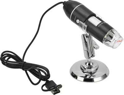 Zdjęcie produktu dla mikroskop cyfrowy 3 w 1 Port USB HD 1600X Przewodowy ręczny przenośny mikroskop powiększający dla IOS