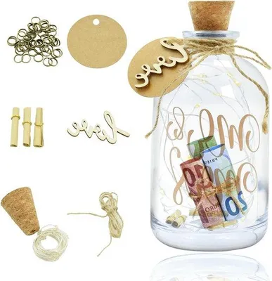 Image de Ampoule LED transparente personnalisée pour un anniversaire, une tirelire ou Noël