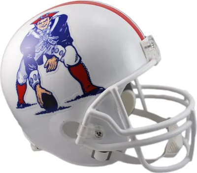 Zdjęcie produktu dla NFL New England Patriots Mini Helm Throwback 1982-89 Riddell Footballhelm
