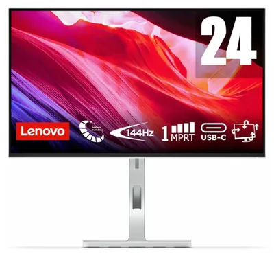 Image de Lenovo L24D-4C, 60,5 cm (23,8 pouces), 1920 x 1080 px, Full HD, LCD, 6 ms, gris