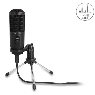 Zdjęcie produktu dla Delock - Mikrofon - USB - Schwarz (66832)