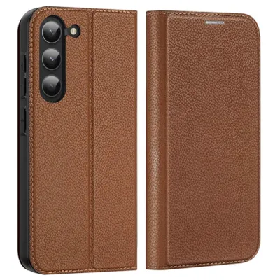 Immagine prodotto di Dux Ducis Skin X2 Custodia per Samsung Galaxy S23+ con supporto per portafogli Flap Brown