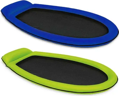 Produktbild von INTEX Wasserliege Mesh Mat 178 x 94 cm, Grün oder Blau, 2 Luftkammern
