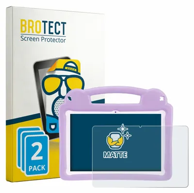 Produktbild von 2x BROTECT Schutzfolie für LETGOSPT Kids Tablet 10.1" Displayschutz Displayschutzfolie Folie Matt Entspiegelungsfolie