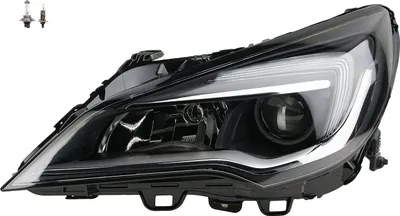 Productafbeelding van Johns, koplampen, geschikt voor Opel Astra K, bouwjaar 06/2015 en later. Links + lamp