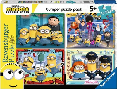 Obrázek produktu pro RAVENSBURGER Puzzle Mimoni 2: Padouch přichází 4x100 dílků