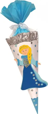 Produktbild von Schultüte Bastelset Sternenprinzessin vorgestanzt von Prell